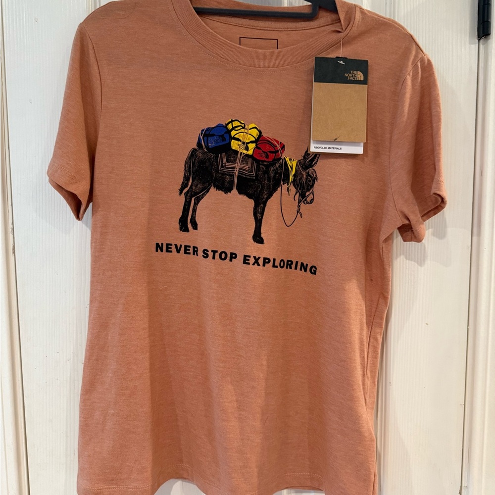 The North Face Orange Short Sleeve Tee